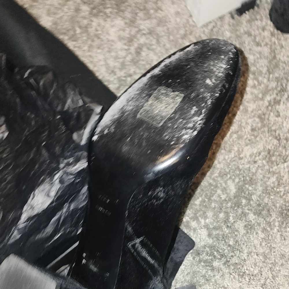Yves Saint Laurent Black Velvet Ankle Boots - Picture 6 of 14